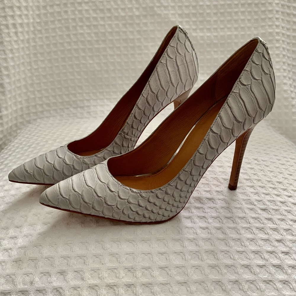 Coach Harley Color Cut Snake Pump Shoes Size 8 1/2